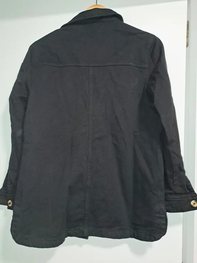 Sobrecamisa negra mujer