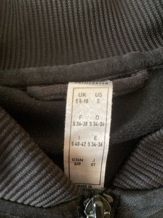 Chaqueta Adidas Negra Talla S