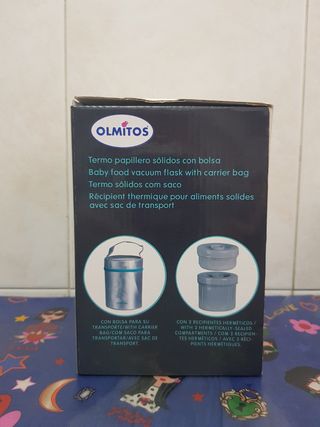 Termo papillero sólidos infantil con bolsa