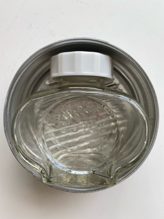 Termo Vacco Vintage Rosa/Blanco. Años 60/70.