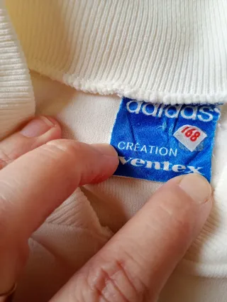 Chándal Adidas Vintage Años 80 Blanco/Azul