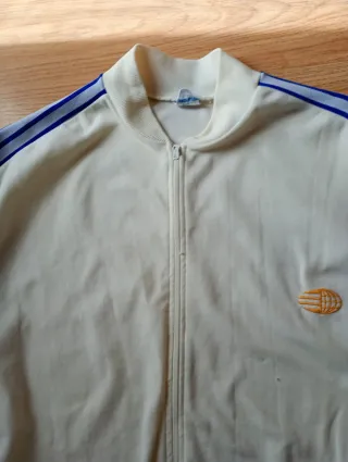 Chándal Adidas Vintage Años 80 Blanco/Azul