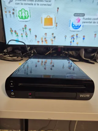 Console Nintendo Wii U nera