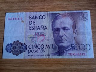 Billete España 1979- 5000 Pesetas