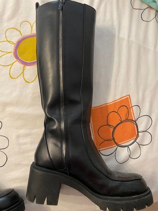 Botas altas negras Zara
