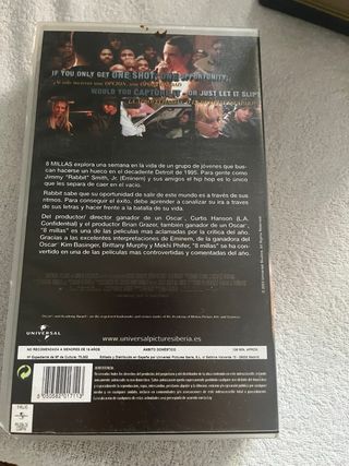 Película 8 Millas VHS
