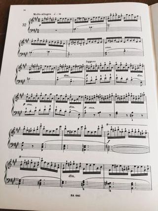 Czerny 32 Estudios La Escuela de la Velocidad