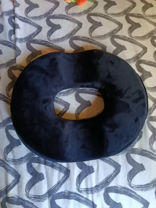 Cojín Viscoelástico Negro para Silla