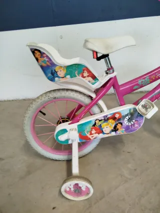 Bicicleta Niñas Princesas Disney 14