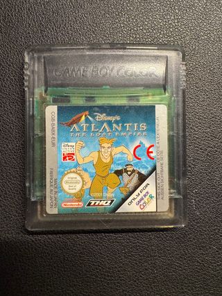 Cartucho Game Boy Color Disney Atlantis 