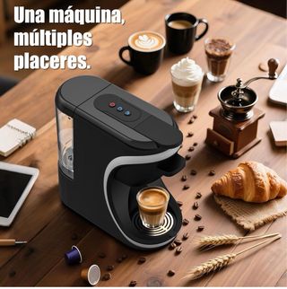 Cafetera Nespresso, dolce gusto y cafe molido