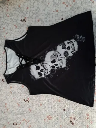 2 Camisetas Talla XL Calaveras
