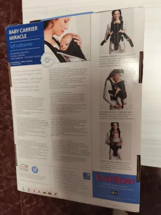 Mochila Portabebés BabyBjörn Miracle Algodón