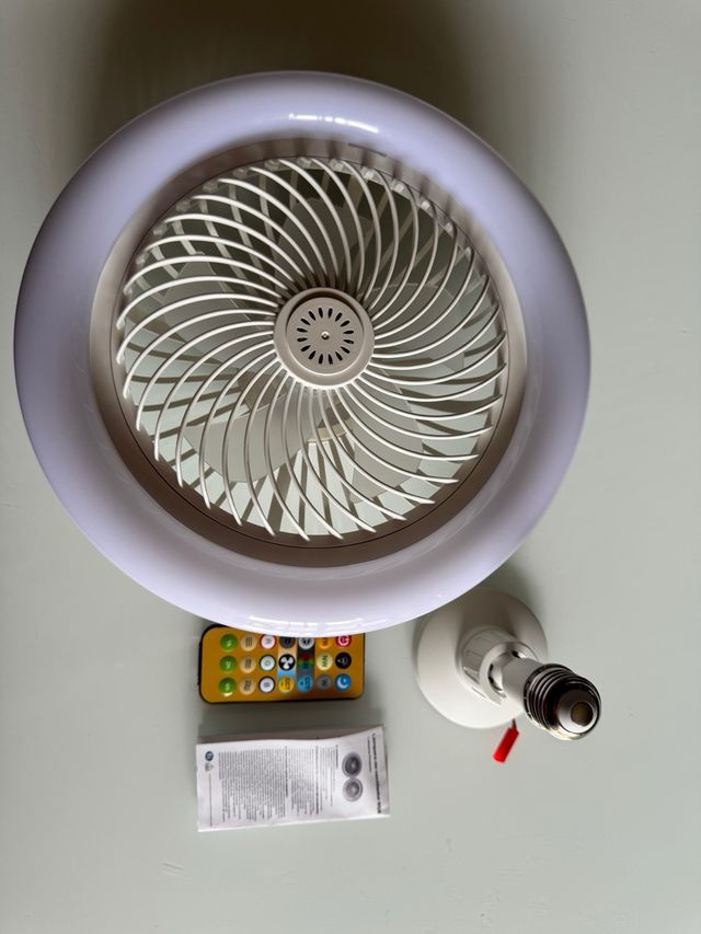 Ventilador de techo LED con mando