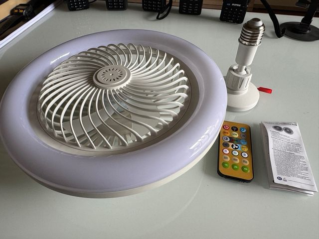 Ventilador de techo LED con mando