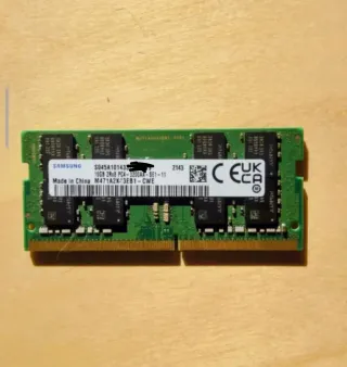 16GB Samsung DDR4 3200 2Rx8 CL22
SODIMM RAM