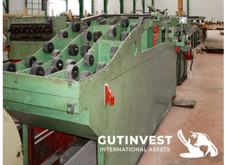 Línea de corte y aplanado de chapa metálica