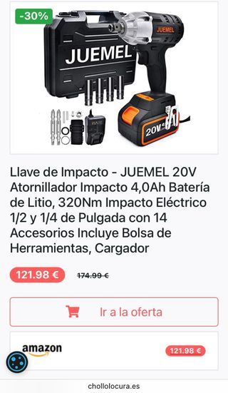 Destornillador de Impacto Juemel