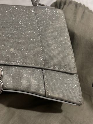 Balenciaga Hourglass XS Tessuto Glitter