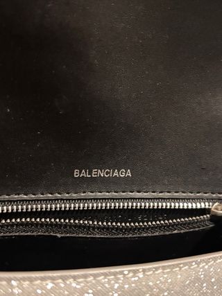 Balenciaga Hourglass XS Tessuto Glitter