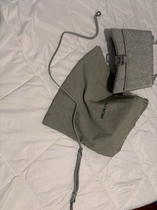 Balenciaga Hourglass XS Tessuto Glitter