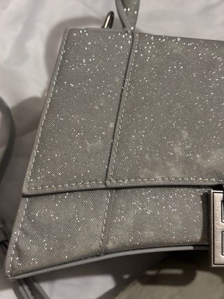Balenciaga Hourglass XS Tessuto Glitter