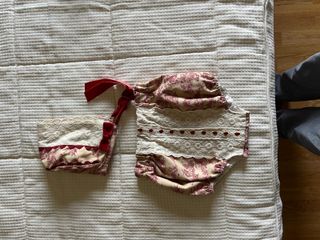 Ranita bebé y capota Toile de Jouy