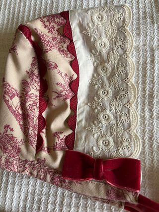 Ranita bebé y capota Toile de Jouy