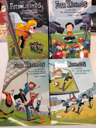 4 libros Los Futbolisimos