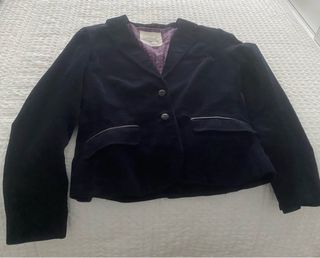 Chaqueta Pana Azul Talla M