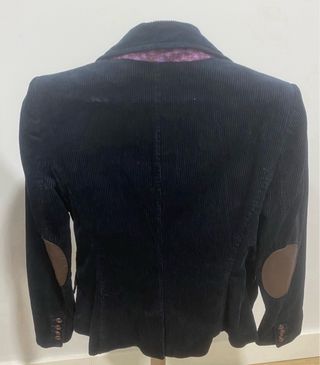 Chaqueta Pana Azul Talla M