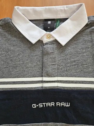Polo G-Star Raw Manga Larga Talla M