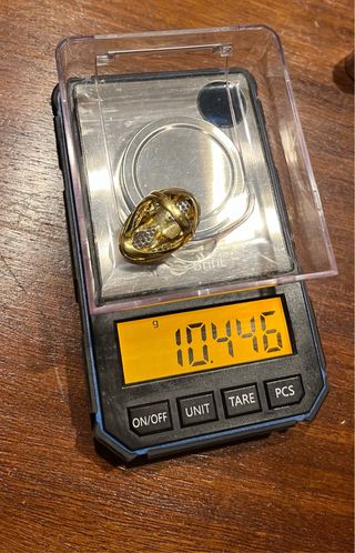 Anillo Oro y Brillantes 11 gramos