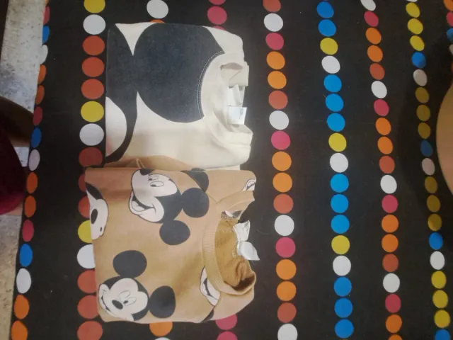 Lote 2 sudaderas Mickey Mouse