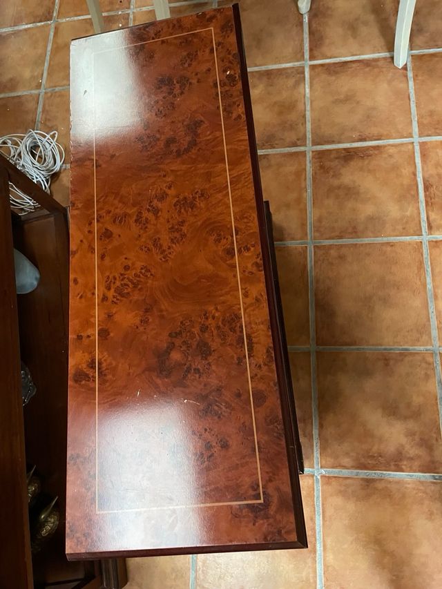 Mueble decorativo marquetería madera