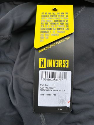 Culote Invierno Inverse Talla XL