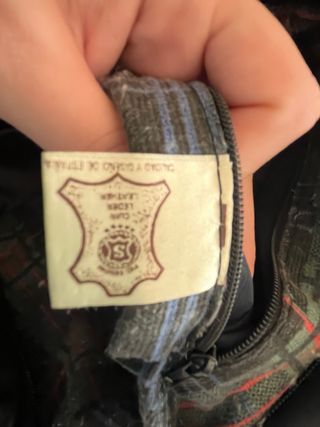 Bolso de cuero auténtico