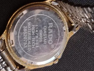 Reloj RADO diastar swiss Plateado y dorado