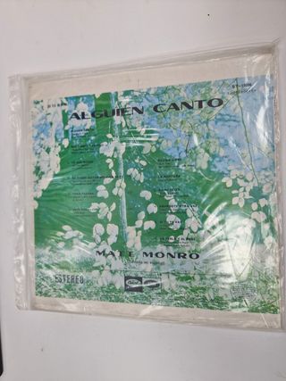 Vinilo alguien canto