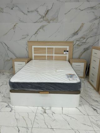 Cama Canapé + Colchón Viscoelástico Nuevo