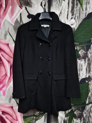 Cappotto Marella Nero Taglia XL