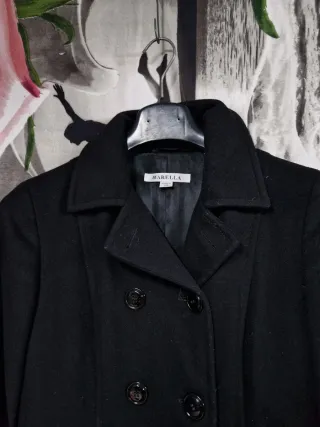 Cappotto Marella Nero Taglia XL