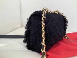 Bolso Carolina Herrera Negro y Dorado