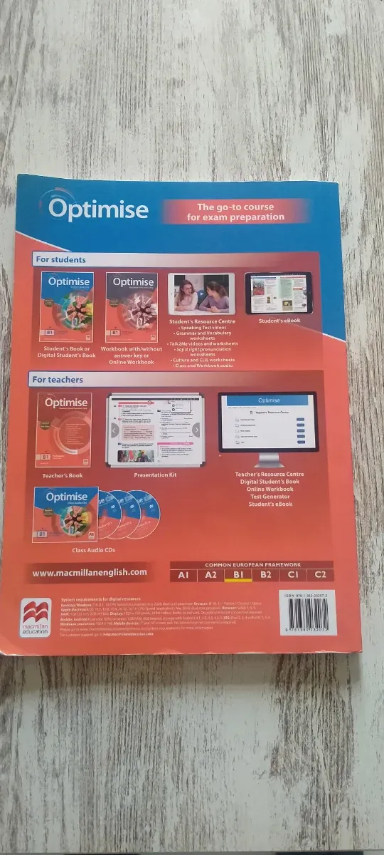 Optimise B1 Student's Book Pack