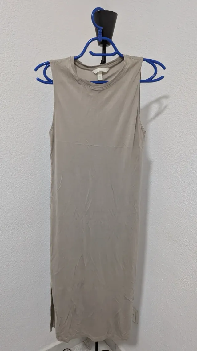 Vestido largo H&M talla única beige