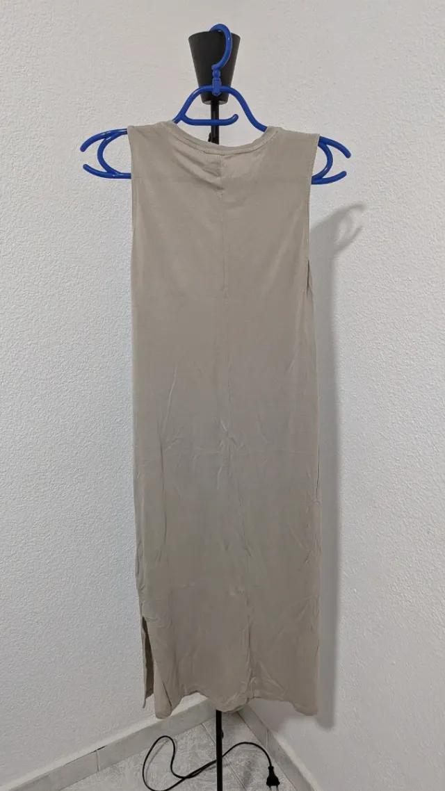 Vestido largo H&M talla única beige