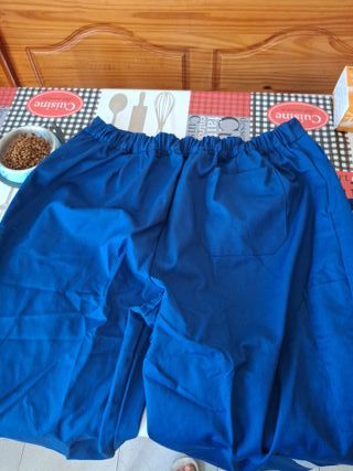 Pantalón de trabajo azul talla 6