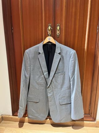 Traje Zara Hombre Gris