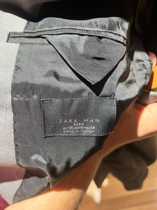 Traje Zara Hombre Gris