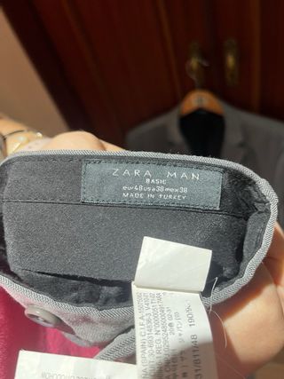 Traje Zara Hombre Gris